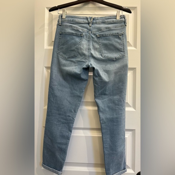 Jessica Simpson Rolled Crop Skinny Ankle Jeans, 4/ 27, Faded Blue Denim, GUC - Picture 6 of 11